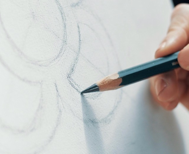 Bleistift Zeichnung Prozess